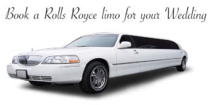 rolls royce limo for wedding