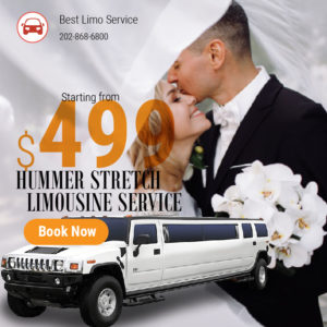 Hummer Stretch limo for wedding